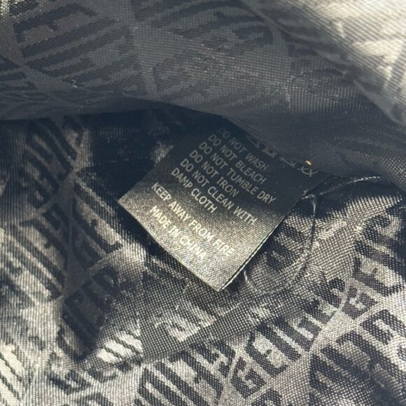 🆕 KURT GEIGER LONDON 🧿 NWOT L Recycled Drench Shopper Tote Bag, Black & Gold - Picture 14 of 16